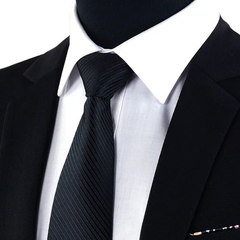 Cà Vạt Sọc Cổ Điển, Dệt Jacquard, Chất Liệu Lụa, Dành Cho Bộ Com Lê Nam, Cà Vạt, Cà Vạt, Thời Trang Mới 3