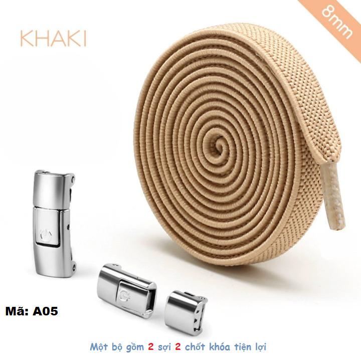 Product Introduction of Dây Giày Chốt Khóa Tiện Lợi Thời Trang Nam Nữ - Mẫu Trơn 1 Màu ( 21 màu) 6