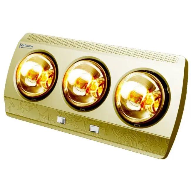 Đèn Sưởi Nhà Tắm 3 Bóng Kottmann 2500W Siêu Ấm Tiết Kiệm Điện Bảo Hành 12 Tháng kícḣ Thước 30x60x30cm