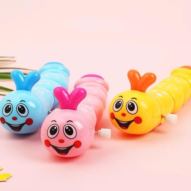 ￼Đồ Chơi Mô Hình Con Sâu Chạy Dây Cót - Sâu Vặn Cót Chạy Đà Lắc Đuôi 5