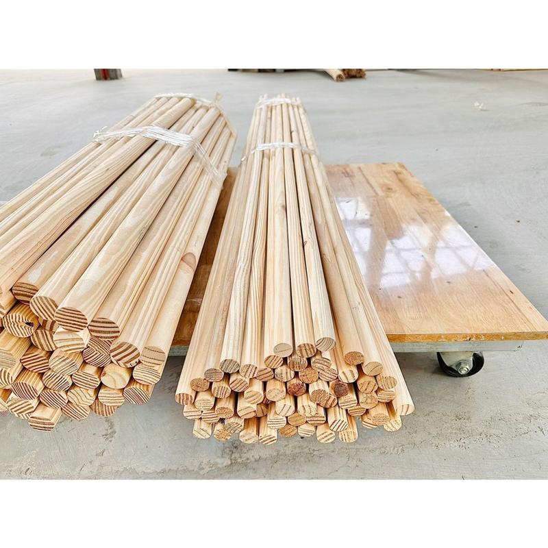Thanh Gỗ Thông Phi Tròn 28mm, Dài 1m, 1m2, 1m5, Trang Trí, DIY Handmade, Làm Giá Kệ, Mặt Bàn [MS305] 5