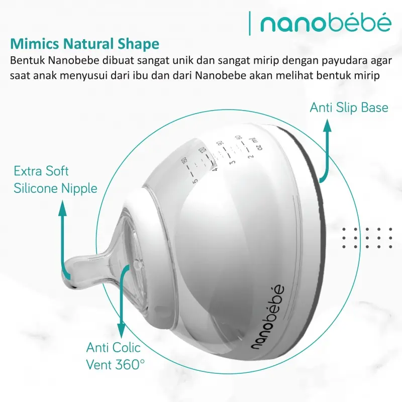 NANOBEBE Bottle susu anak