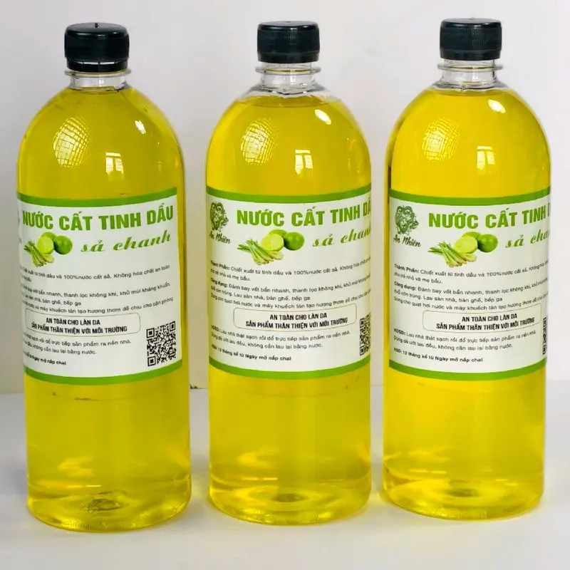 Combo 3 chai tinh dầu sả chanh 1000ml/chai 4