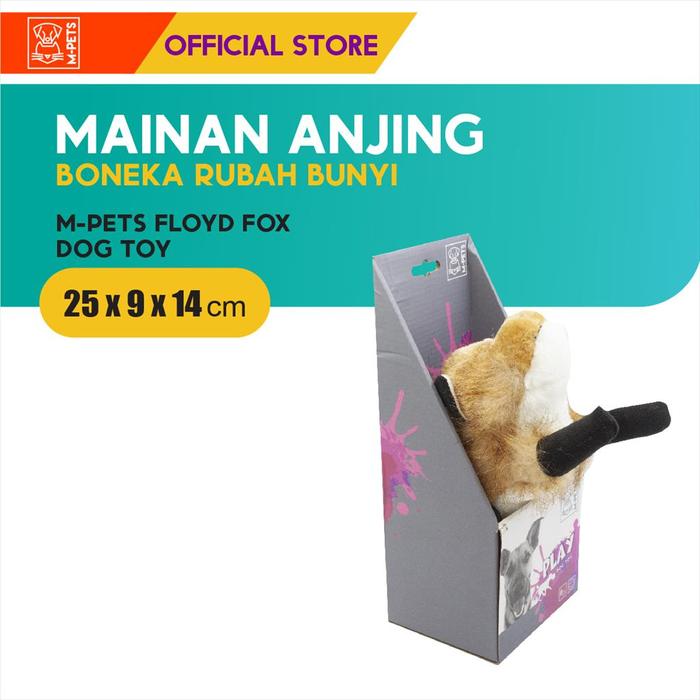 Gambar M-Pets Floyd Fox Dog Toy / Mainan Anjing Boneka Rubah Bunyi dari M-Pets Volk Pets Indonesia Kota Tangerang Tokopedia