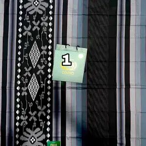 Sarung bhs cosmo gold silver ppd pps pph hitam putih black white warna sarung santri murah original Motif Muslim Polos