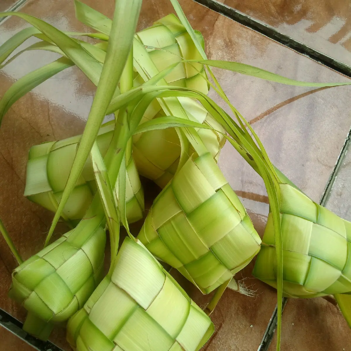 Cangkang ketupat wadah ketupat isi 12pcs