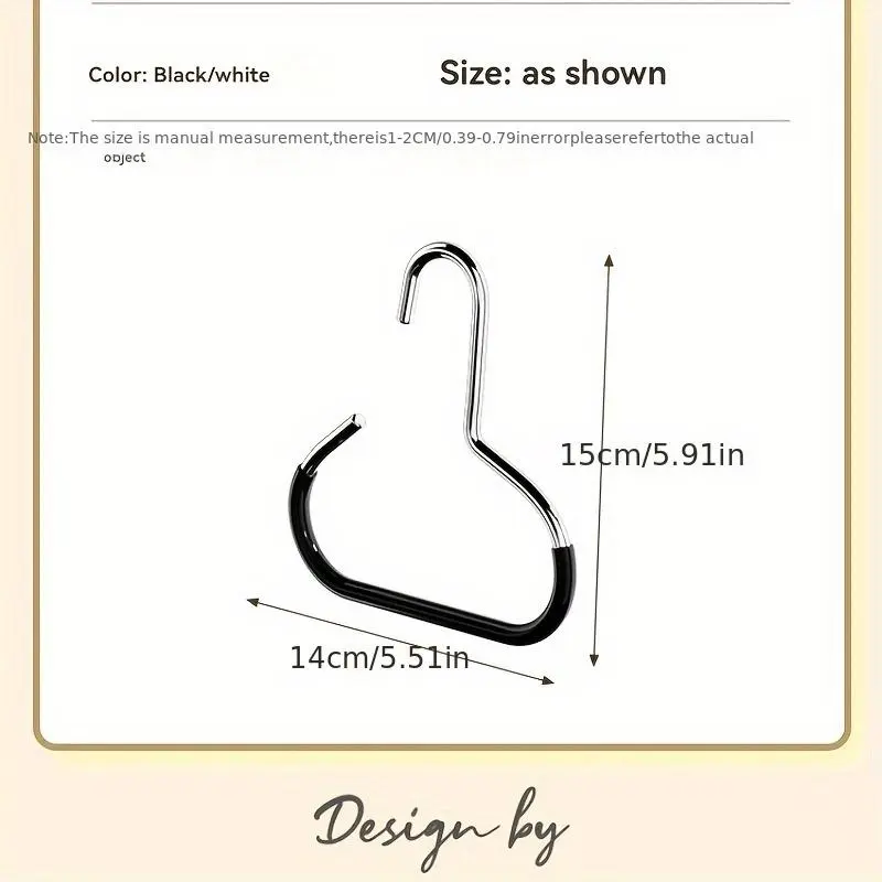Hat Hanger, 2 Counts Multifunctional Hat Storage Hook, Hat Display Rack, Home Organizer for Bedroom, Wardrobe, Closet, Shelves【Only Hook】 1