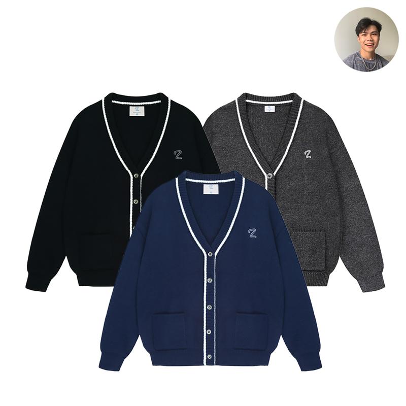 [Lavi Studio x Thành Đơn Giản] Áo Cardigan Len Dệt Kim Local Brand Lavi Studio Logo Thêu