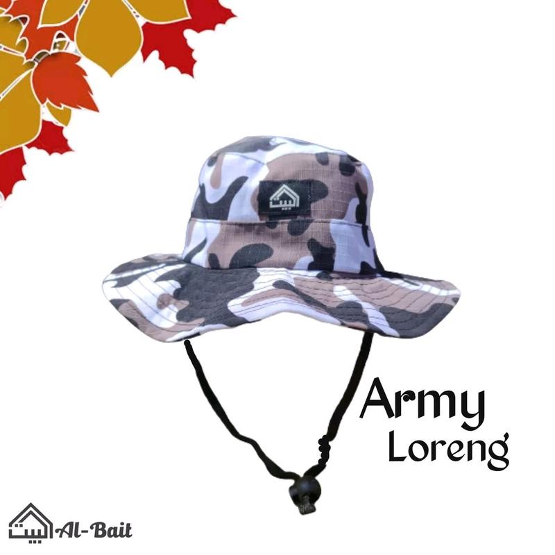 Topi Bucket Rimba Gunung Pria Wanita Outdoor Topi Rimba Hat Topi Mancing Topi Gunung Topi Camping Topi Hutan Topi Hiking Tactical Koboi Topi Kekinian Nyaman 2