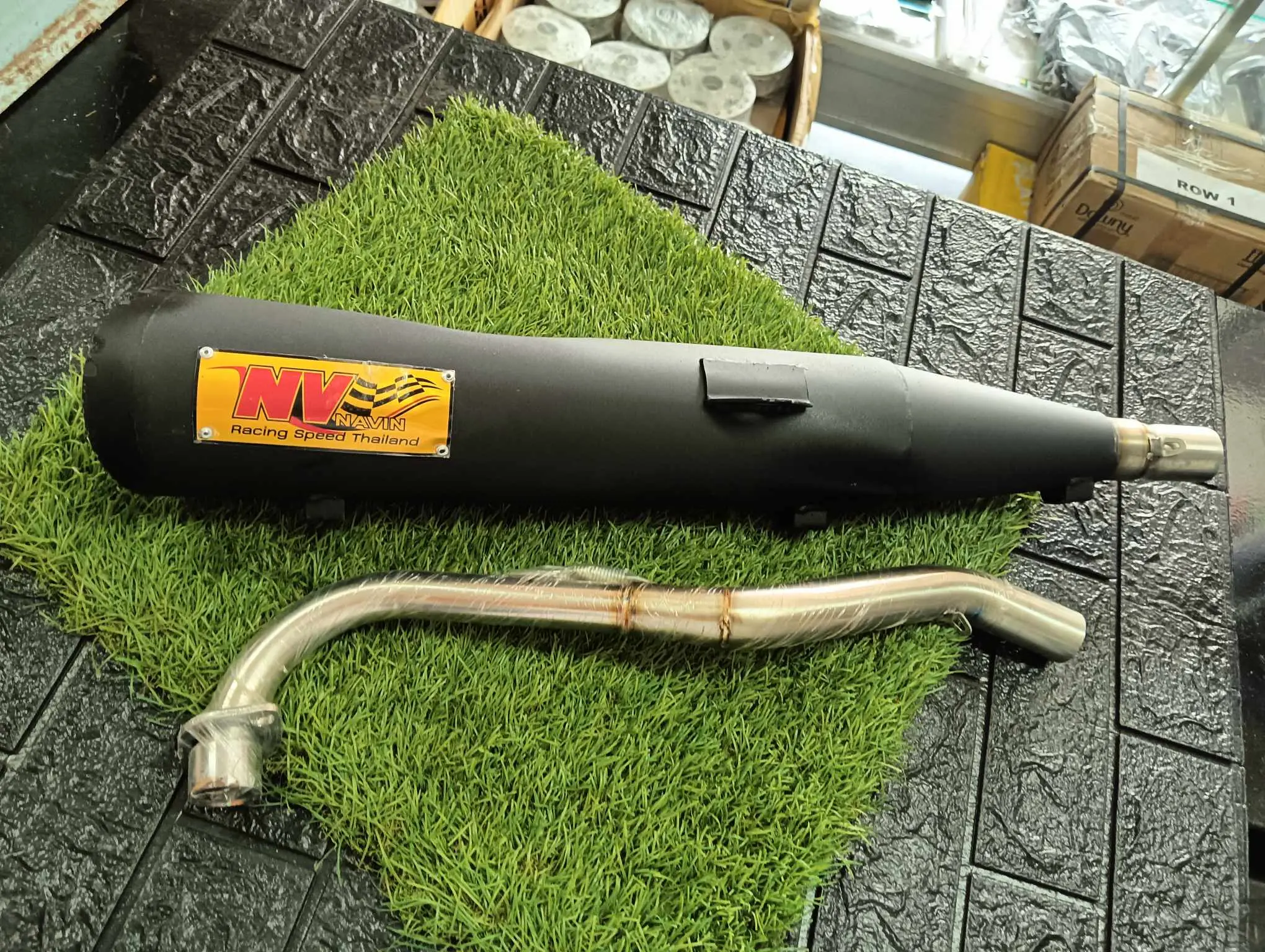 NAVIN POWER PIPE FOR WAVE 125, MADE BY NAVIN RACING SPEED THAILAND ...