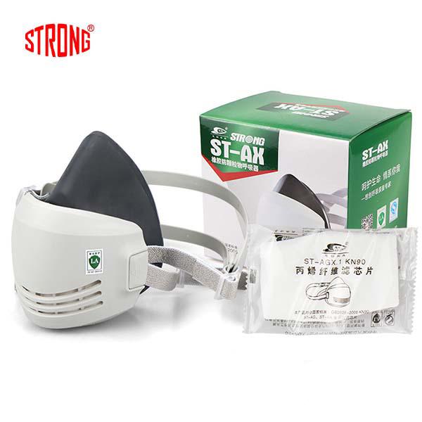 Mặt nạ chống bụi Strong ST-AX giúp ngăn bụi xi măng, bụi kim loại, bụi từ bả tường, phá dỡ nhà, nghiền đá 2