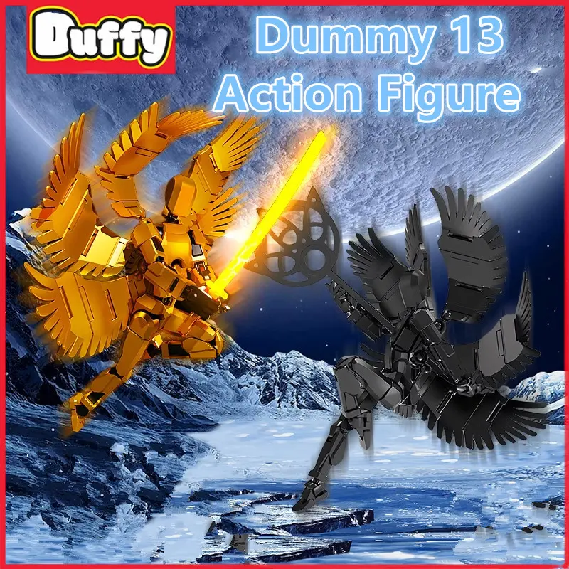 Duffy toys【COD】Dummy 13 Action Figure / Mainan Transformasi Bergerak Multi-Sendi / Model Tubuh Manusia Cetak 3D /Dummy Bentuk Gerakan Sendi DIY/Boneka Robot/Joint Movable Action Figurines Lucky 13/Boneka Transformasi Boneka/Dummy Titan 13 Action Figure 2