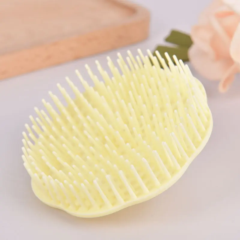 Bàn Chải Gội Đầu, Bàn Chải Da Đầu Dành Cho Người Lớn, Lược Keo Mềm, Mát Xa Đầu Da Đầu Tóc Dài 3