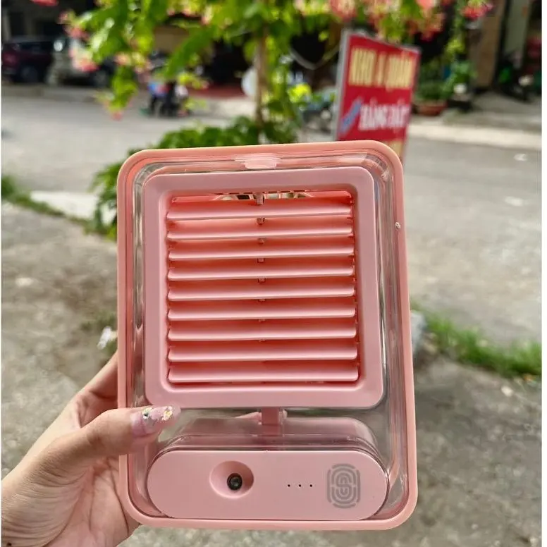 Quạt Phun Sương Cầm Tay - Quạt Điều Hoà - Tiện Lợi Dễ Dàng Mang Đi Usb  Mobile Phụ Kiện 1