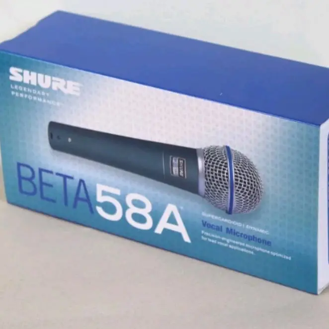 Mic Kabel Shure Beta 58A Microphone Karaoke Murah | Mikrofon Kabel Shure Beta 58A 1