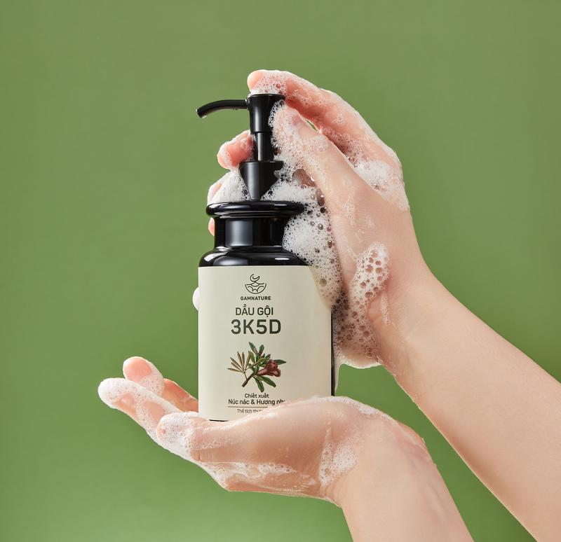COMBO dầu gội, dầu xả thiên nhiên GamNature lưu hương 10 tiếng, nuôi dưỡng tóc chắc khoẻ tự nhiên 1