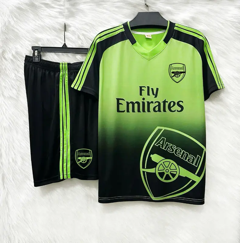 Bộ quần áo bóng đá, đồ đá banh AC Nal thun lạnh cao cấp logo thêu Top Sport 5
