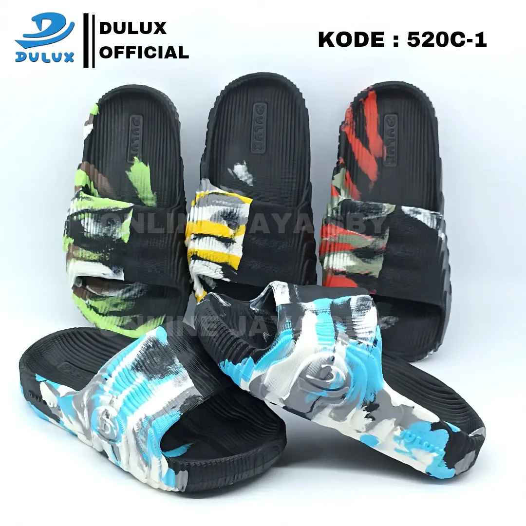 DULUX - SANDAL SLOP ANAK BLASTER UNISEX 520C-1 UKURAN 30-37 Kaki