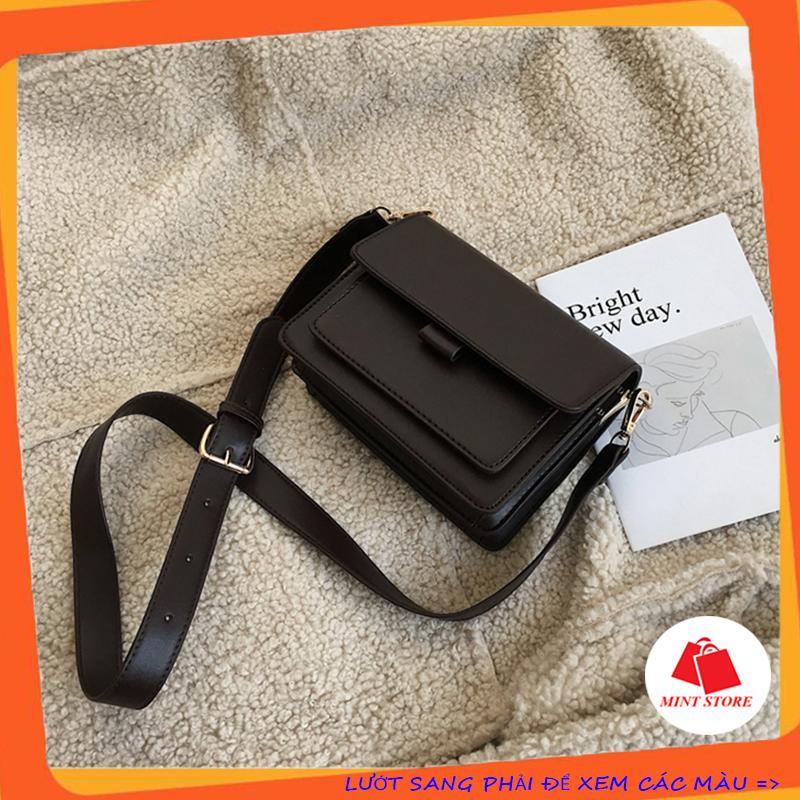 Túi xách nữ, túi đeo chéo đeo vai 3 ngăn đi chơi phong cách hàn quốc - Túi xinh mint store PK 252 Bag Da