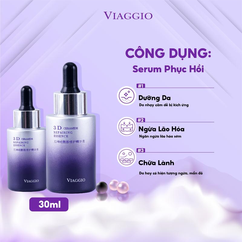 Serum Phục Hồi Chuyên Sâu Làm Dịu Da VIAGGIO 30ml Skincare Nữ 3