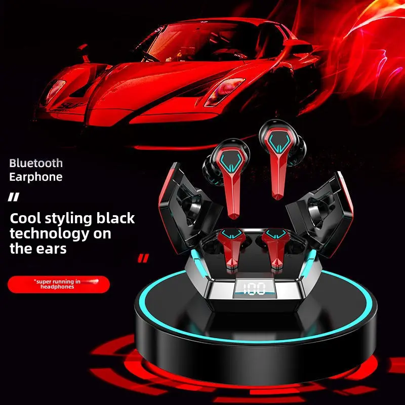 Recommended by professional players! JX10 Future Wings TWS earphones | 0.038s instant kill delay | RGB colorful scissor gate | sound positioning | 40ms non-sensing transmission | exclusive for PUBG/Naraka/Genshin Impact