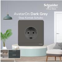 Gambar Schneider Electric AvatarOn Stop Kontak Schuko Grey 4 pcs - AvatarOn Schuko Grey E83426_16S_DG_G3 - (4Pcs) dari Schneider Electric Indonesia Kab. Bekasi 2 Tokopedia