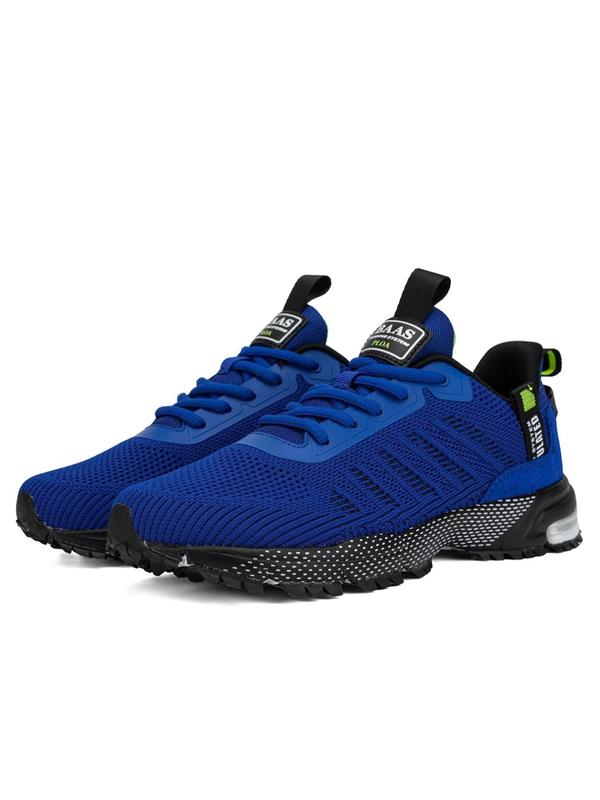 Men's Letter Design Lightweight Mesh Running Shoes, Fashion Mesh Breathable Sports Shoes, Casual Comfortable Sports Shoes for Daily Wear 9