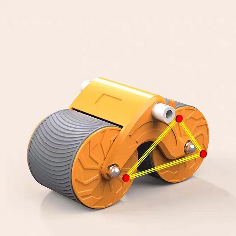 Automatic Rebound Elbow Support Abdominal Exercise Wheel For Men And Women, 1 Count Abdominal Muscle Training Tool, Abdominal Roller, Fitness Equipment, Gymtok 1