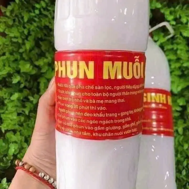 THUỐC PHUN MUỖI SINH HỌC CỦA  BỆNH VIỆN