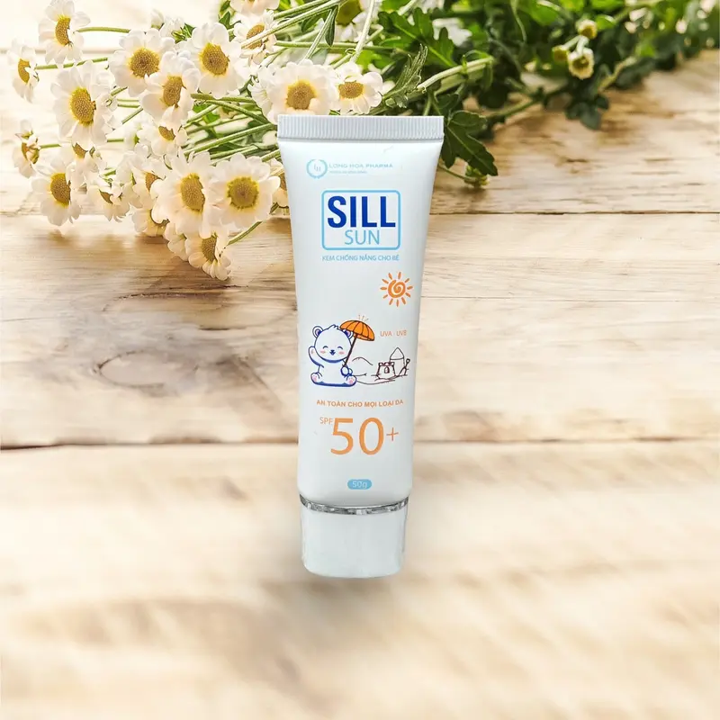 Kem chống nắng cho bé Sill Sun kids 50+ an toàn cho trẻ sơ sinh & em bé da nhạy cảm 4