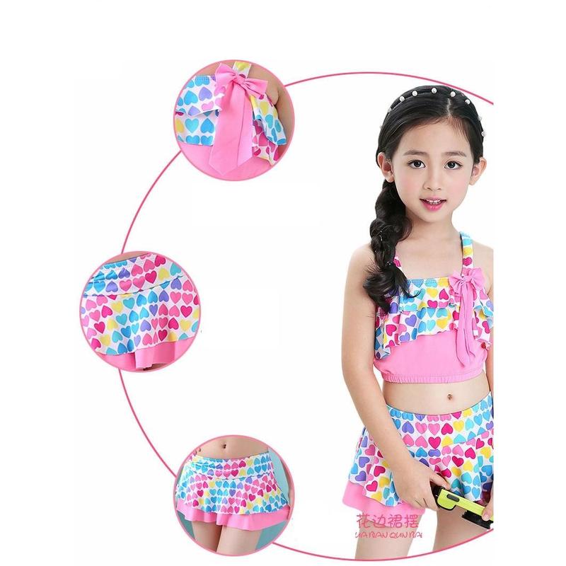 [HCM]Đồ bơi bé gái kiểu dáng bèo xinh xắn 2