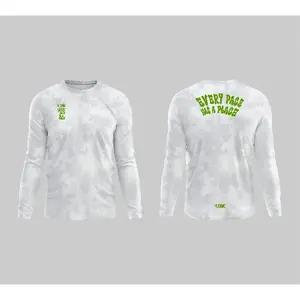 JERSEY RUNNING EVERY PLACE PUTIH TANGAN PANJANG