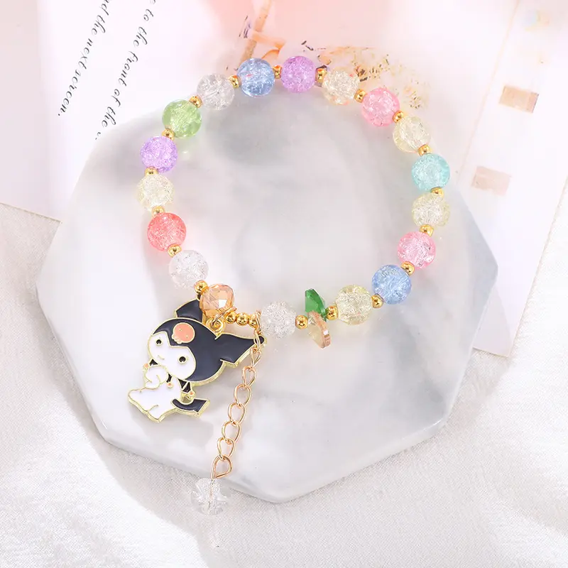 Vòng Tay Hạt Pha Lê Hoạt Hình Dễ Thương Cho Trẻ Em Ins Quà Tặng Cho Bé Gái Phụ Kiện Thời Trang Cho Trẻ Em 2