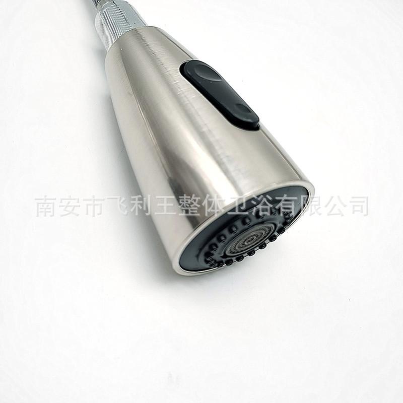 Product Introduction of 304 Stainless Steel Hot and Cold Pull Kitchen Vegetable Basin Universal Rotating Telescopic Sink Sink Mixing Faucet 7