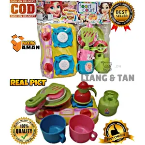 ( BISA COD ) PROMO Mainan Anak Masak Masakan / Dapur Set / Cooking Set Mainan Perempuan / Laki Laki