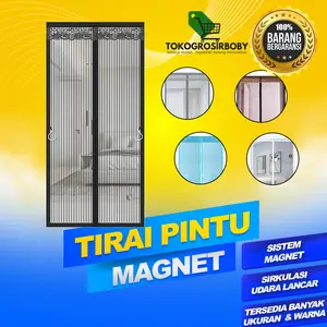 Tirai Pintu Model Magnet Anti Nyamuk Ukuran Besar Tirai Pintu Model Magnet Anti Nyamuk Ukuran Besar