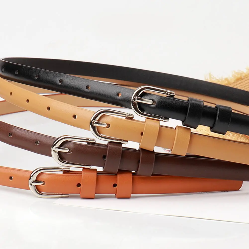 Women's Slim Leather Belt  - Stylish, Versatile & Lightweight