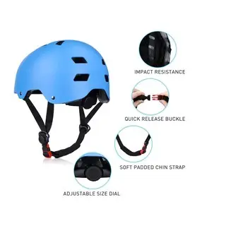 WILDMAX Mũ bảo hiểm và phụ kiện bảo hộ cho Trẻ thể thao Trượt ván Đạp xe Đi xe đạp Xe trượt bánh Trượt băng 6