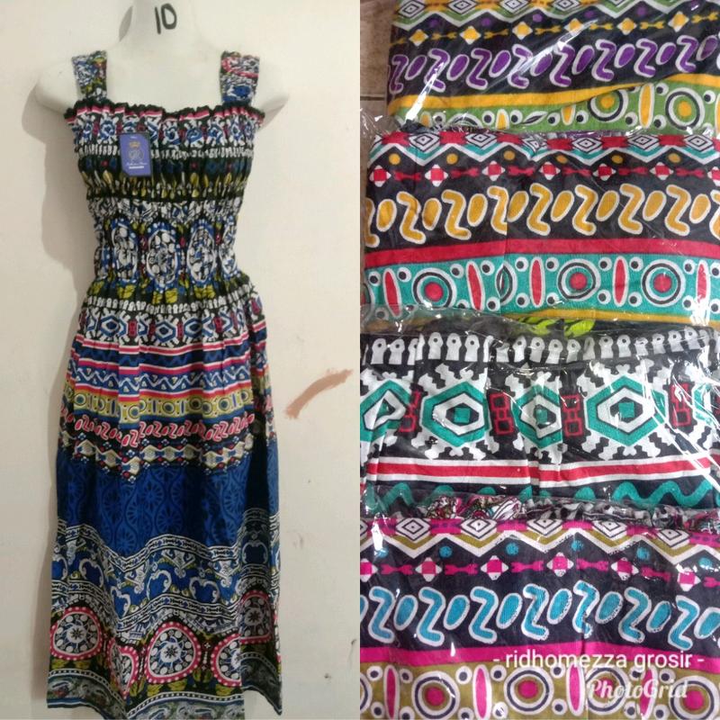 DASTER YUKENSI/DASTER GANDUL Rayon Motif Motif Rayon Bunga Dress 6