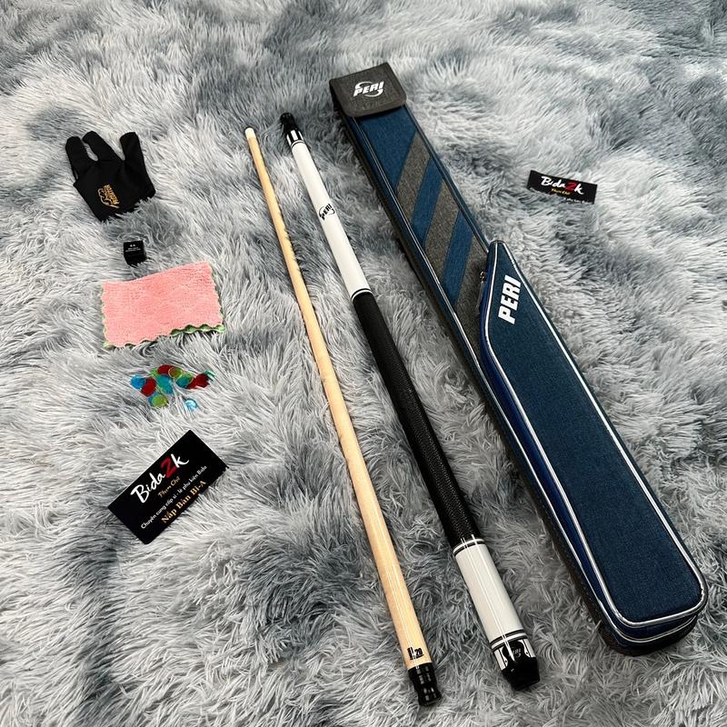 Cơ Bida Peri ST02 và Bao Da PERI , [ Gậy Bi A Peri P20 ]