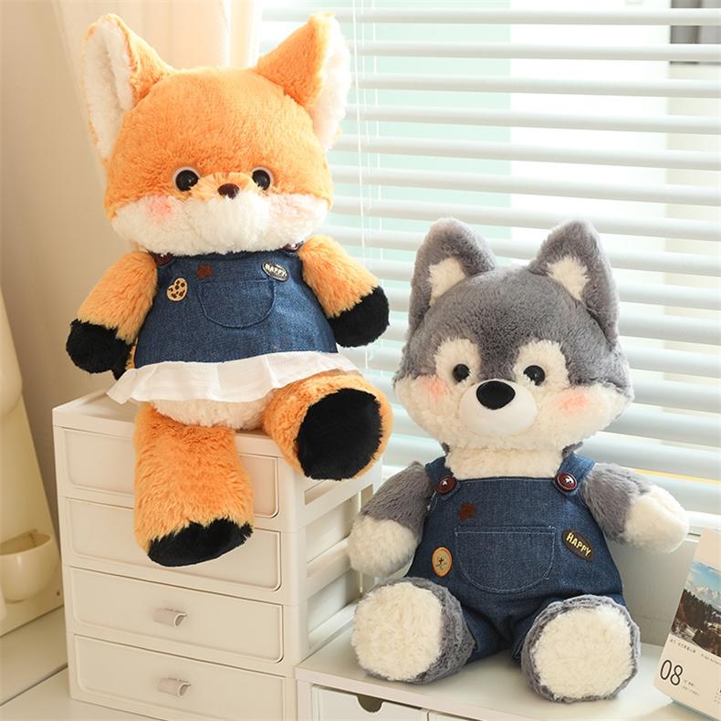 Đồ Chơi Sói Xám Cáo, Dễ Thương, Thiết Kế Mèo Con Ngủ, Búp Bê Rừng, Thích Hợp Làm Quà Tặng Sinh Nhật Cho Bé Gái 7