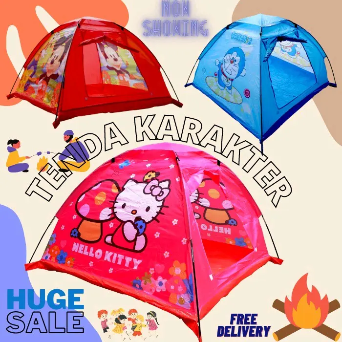 TENDA ANAK KARAKATER TENDA ANAK MAINAN
