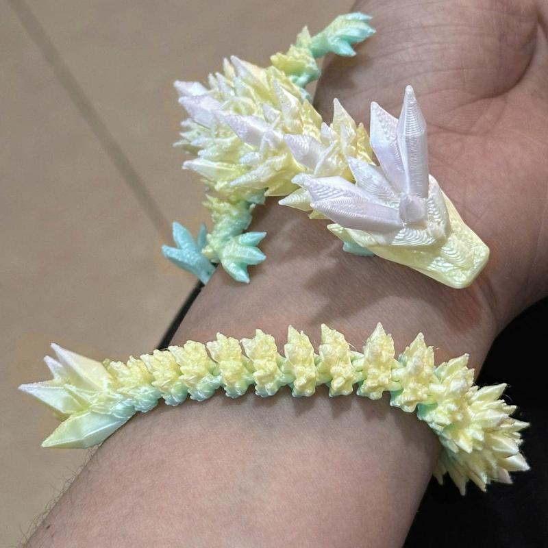 Mô hình Rồng - Rắn in 3D khớp nối linh hoạt Đồ chơi sáng tạo Trang trí nội thất Đồ trang trí sưu tập 6