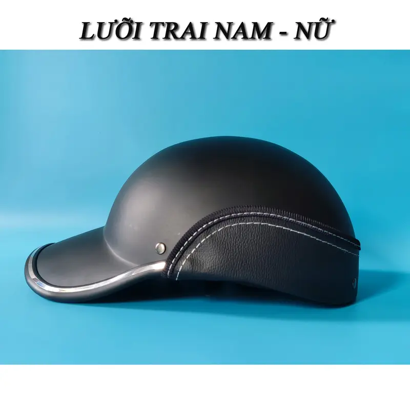 Mũ Bảo Hiểm Dạng Kết Cho Nam Và Nữ (Kết Da) - Nón Bảo Hiểm Thời Trang Dễ Thương 4