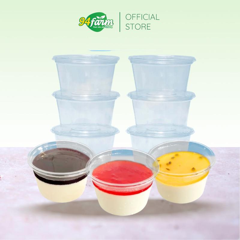 Bộ 10 khuôn 100ml cho panna cotta, sữa chua, thạch rau câu 0