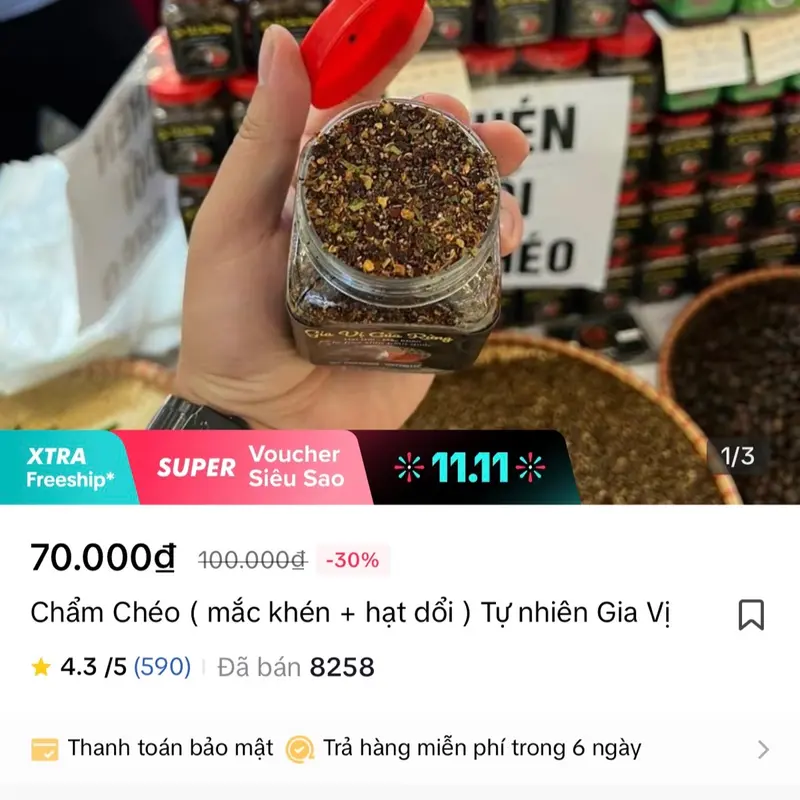 Chẩm Chéo ( mắc khén + hạt dổi ) Tự nhiên Gia Vị mắc khén  hạt dổi trần 3