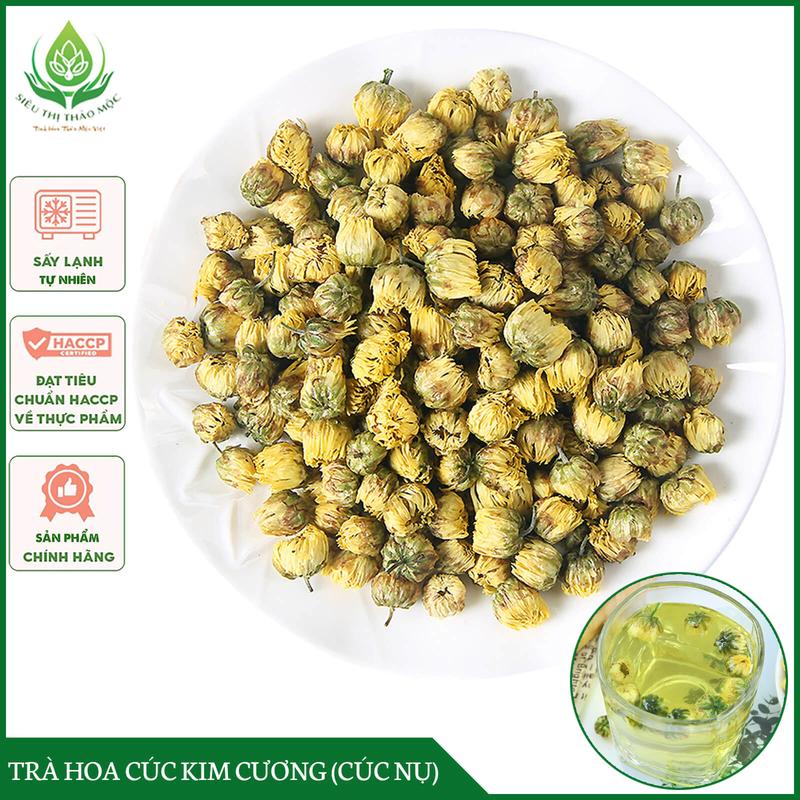 Trà Hoa Cúc Nụ Kim Cương Sấy Khô Tự Nhiên Nguyên Nụ
