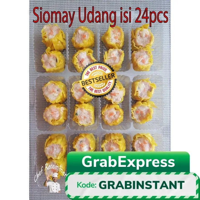 DIMSUM SIOMAY UDANG ISI 24Pcs (Non MSG & Pengawet)