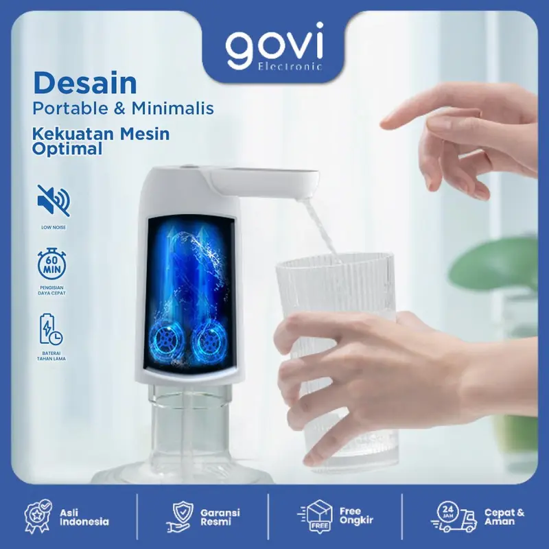 Goto [COD] Wata Pompa Galon Electric Dispenser Air Minum Pump USB Charge 1
