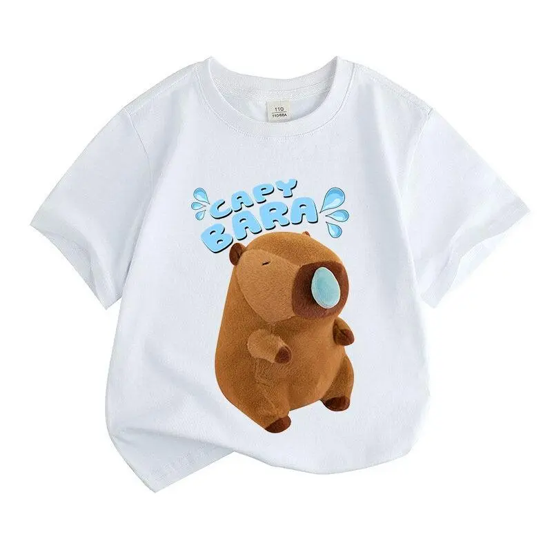 Áo Thun Cotton Trẻ Em CAPYBARA 4, Áo Thun Big Size từ 7-60kg, 4 Màu áo, Cotton 4 Chiều Chính Phẩm240GMS Sản phẩm